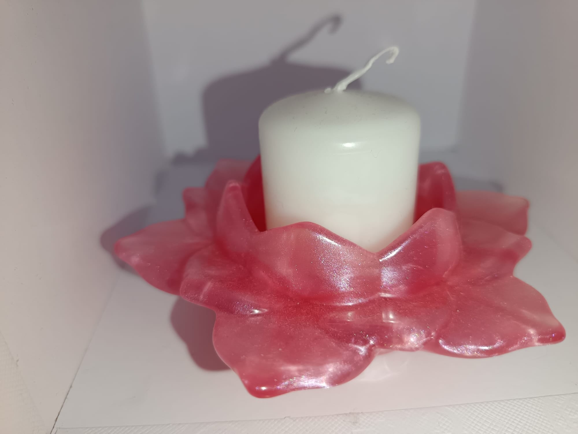 PORTA CANDELA FIOR DI LOTO