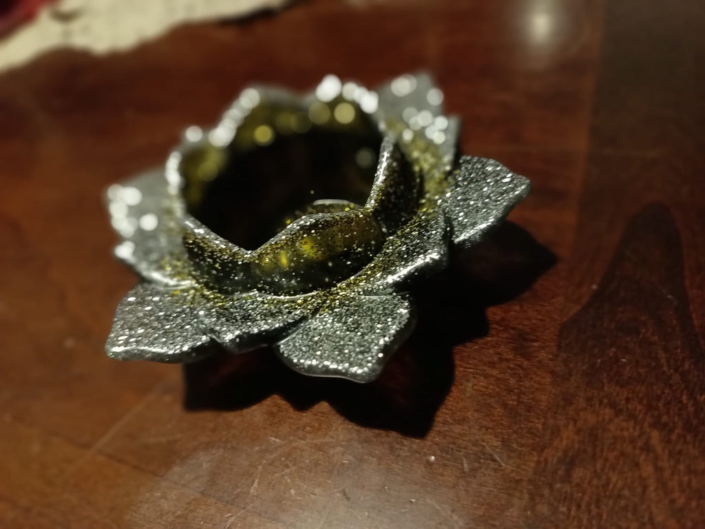 PORTA CANDELA FIOR DI LOTO